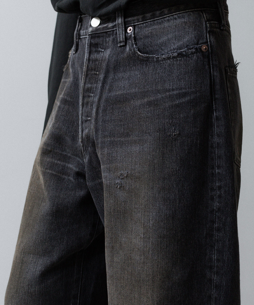 ssstein(シュタイン)のLOOSE DENIM JEANS - BLACKの公式通販サイトsession福岡セレクトショップ
