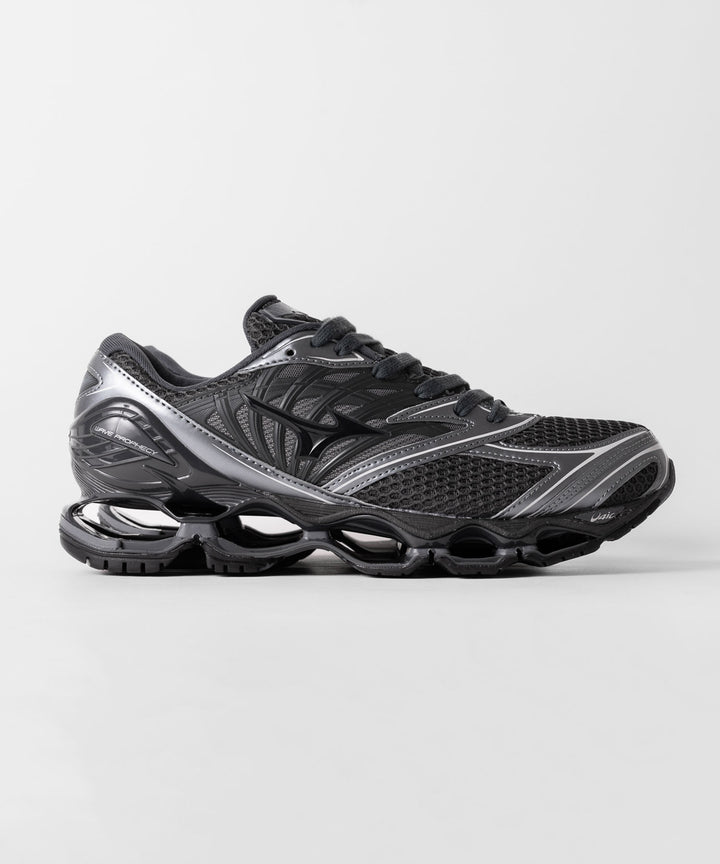 【MIZUNO】ミズノのWAVE PROPHECY LS - BLACK×BLACK×METALLIC GREY