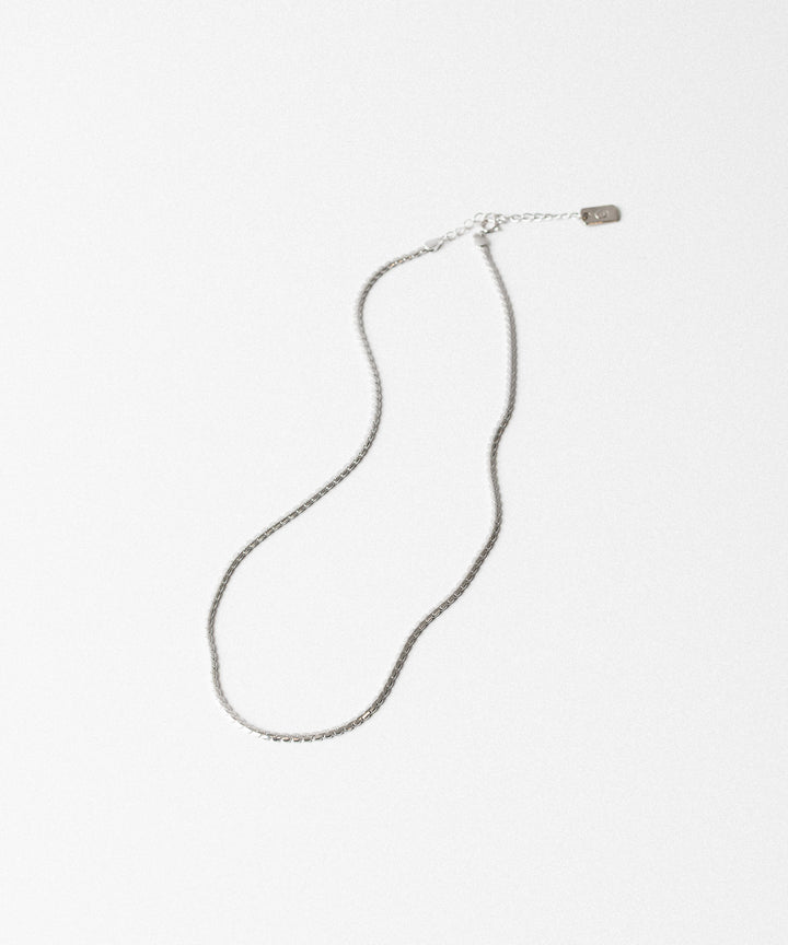 THE OBJECT - ザオブジェクトのNARROW SNAKE NECKLACEのSILVER公式通販サイトsession福岡セレクトショップ