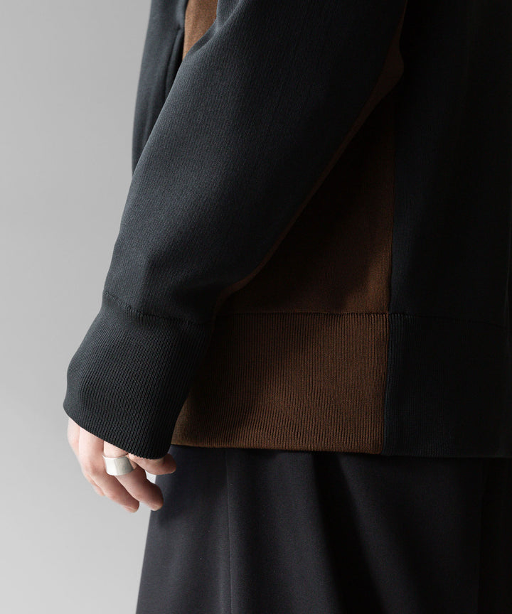 【stein】ssstein シュタインのCUPRO BICOLOR ZIP JACKETのCAMEL × CHARCOAL 公式通販サイトsession福岡セレクトショップ