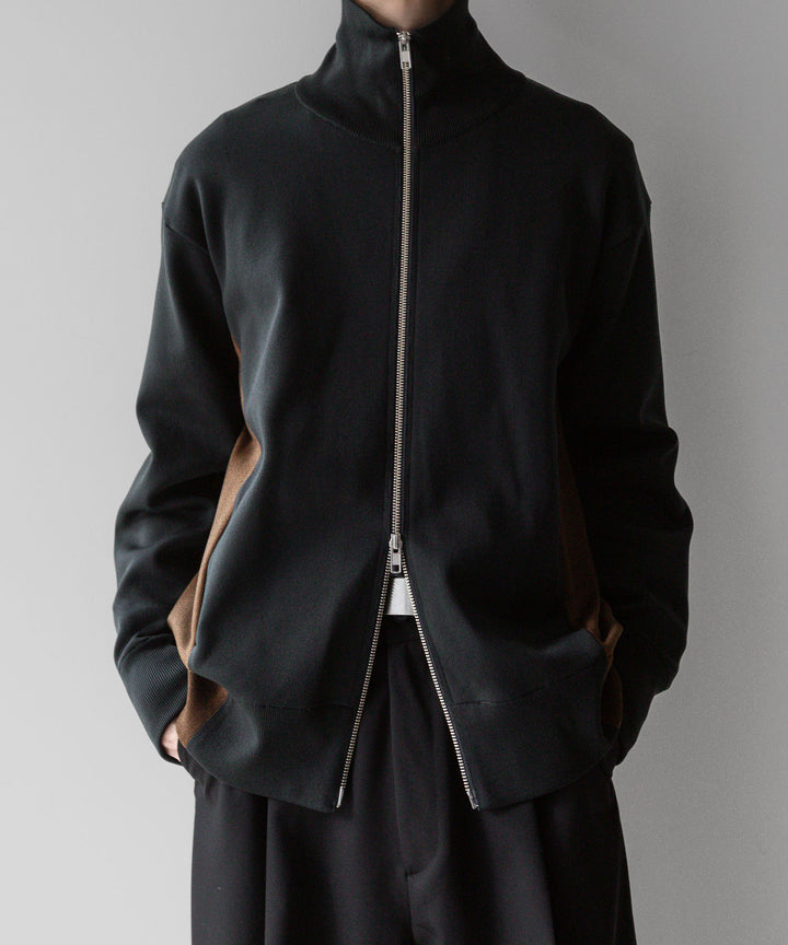【stein】ssstein シュタインのCUPRO BICOLOR ZIP JACKETのCAMEL × CHARCOAL 公式通販サイトsession福岡セレクトショップ