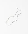 【THE OBJECT】NARROW SNAKE NECKLACE - SILVER