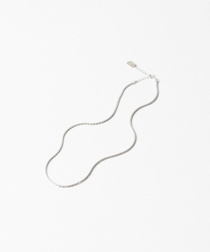 THE OBJECT - ザオブジェクトのNARROW SNAKE NECKLACEのSILVER公式通販サイトsession福岡セレクトショップ