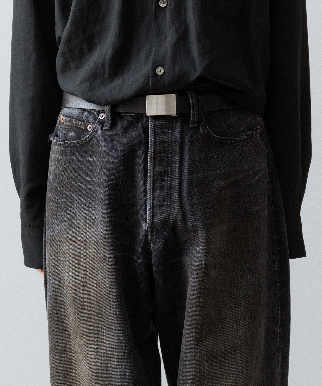 ssstein(シュタイン)のLOOSE DENIM JEANS - BLACKの公式通販サイトsession福岡セレクトショップ