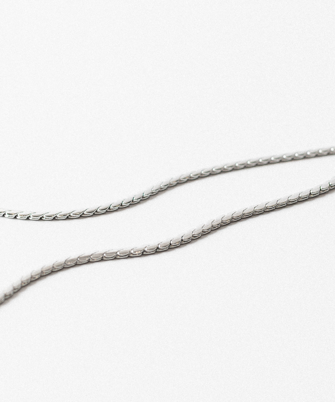 THE OBJECT - ザオブジェクトのNARROW SNAKE NECKLACEのSILVER公式通販サイトsession福岡セレクトショップ