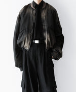 画像をギャラリービューアに読み込む, SUBLATIONS-サブレーションズのRUSTY SATIN BALLOON MA-1のBLACK公式通販サイトsession福岡セレクトショップ
