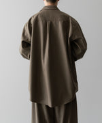 画像をギャラリービューアに読み込む, ssstein(シュタイン)の24AWコレクション OVERSIZED SKIPPER SHIRT (WOOL) - DARK BEIGE 公式通販サイトsession福岡セレクトショップ
