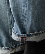 画像をギャラリービューアに読み込む, 【INTÉRIM】VINTAGE WASHED &quot;1953XX SHABBY&quot; SHUTTLE DENIM TROUSERS - NAVY
