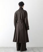 画像をギャラリービューアに読み込む, stein シュタイン 23aw DOUBLE LAPELED DOUBLE BREASTED COAT - MILITARY KHAKI × BLACK sessionセッション福岡セレクトショップ 公式通販サイト 
