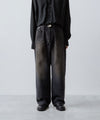 【ssstein】LOOSE DENIM JEANS - BLACK