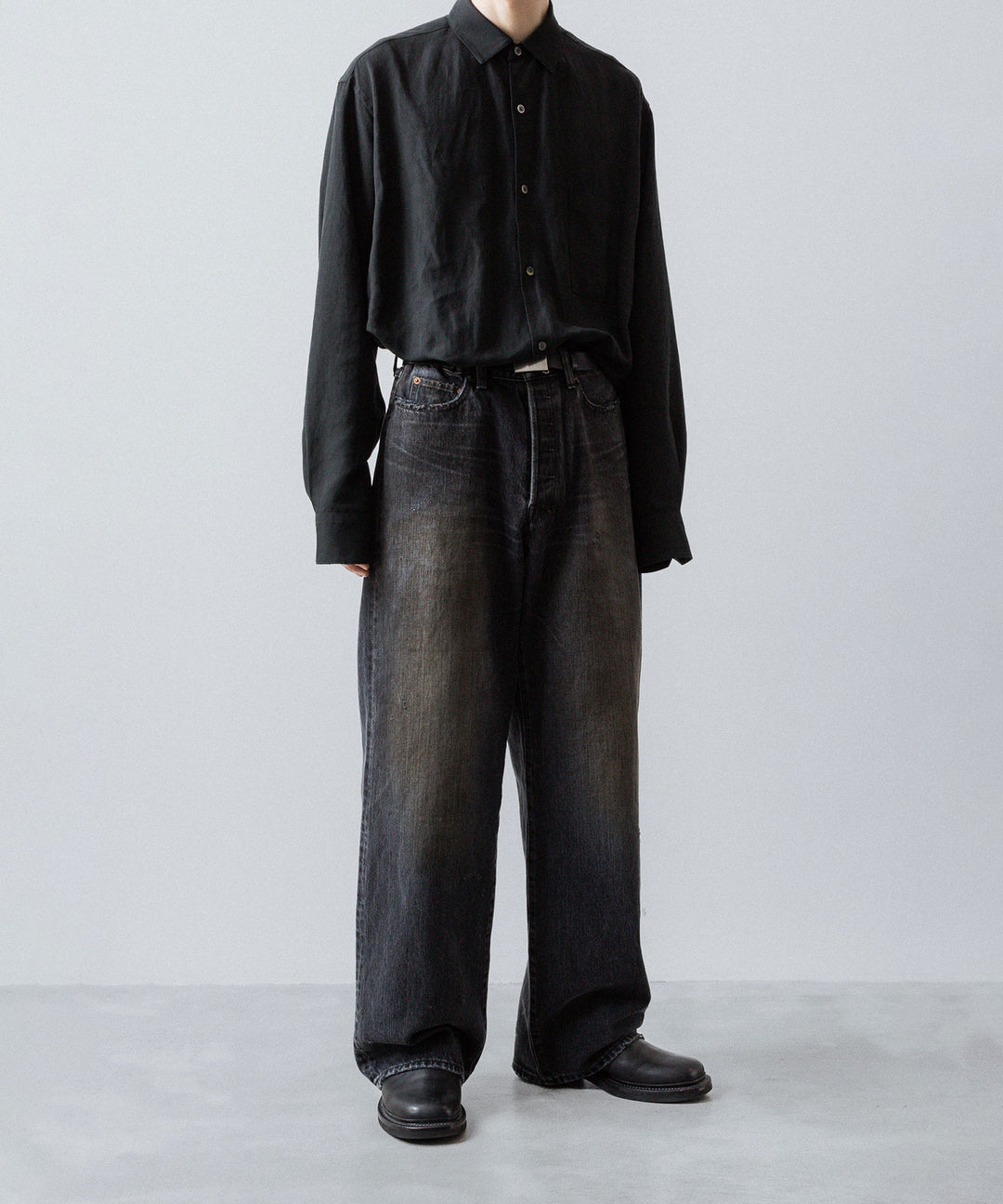 ssstein(シュタイン)のLOOSE DENIM JEANS - BLACKの公式通販サイトsession福岡セレクトショップ