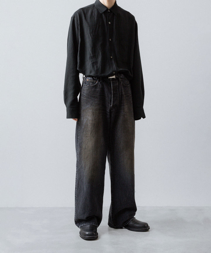 ssstein(シュタイン)のLOOSE DENIM JEANS - BLACKの公式通販サイトsession福岡セレクトショップ
