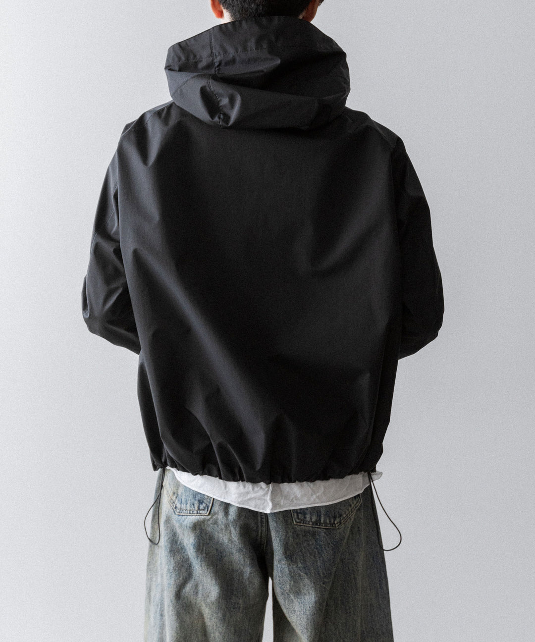 OPPOSE DUALITY-オポーズデュアリティのSHORT PARKA 3L NYLONのBLACK 公式通販サイトsession福岡セレクトショップ