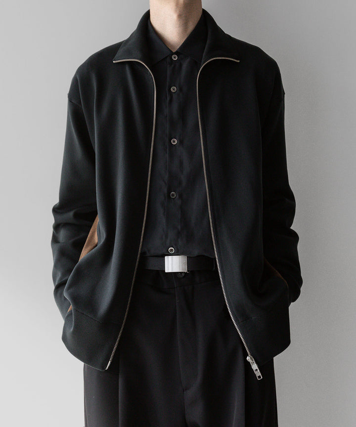【stein】ssstein シュタインのCUPRO BICOLOR ZIP JACKETのCAMEL × CHARCOAL 公式通販サイトsession福岡セレクトショップ