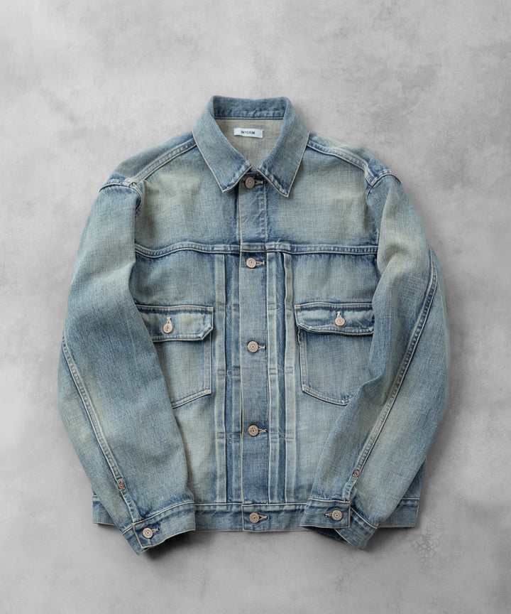 INTÉRIM インテリム HYPER BIG SHABBY VINTAGE "2ND" SHUTTLE DENIM SIDE PANEL JACKETのS.NAVY 公式通販サイトsession福岡セレクトショップ