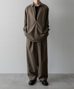 画像をギャラリービューアに読み込む, ssstein(シュタイン)の24AWコレクション OVERSIZED SKIPPER SHIRT (WOOL) - DARK BEIGE 公式通販サイトsession福岡セレクトショップ
