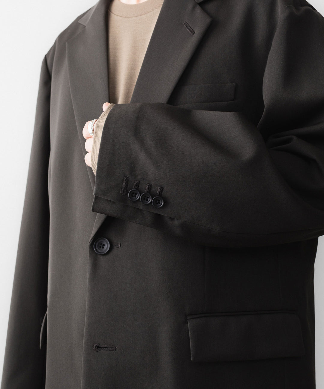 ssstein(シュタイン)のOVERSIZED SINGLE BREASTED JACKET - GREY KHAKIの公式通販サイトsession福岡セレクトショップ