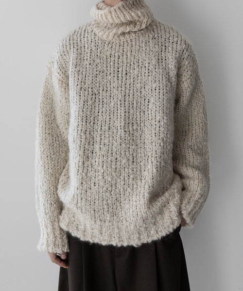 stein / シュタイン】MOHAIR WOOL LOOSE KNIT TURTLE NECK LS - OFF