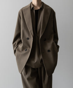 ssstein(シュタイン)の24AWコレクション OVERSIZED SKIPPER SHIRT (WOOL) - DARK BEIGE 公式通販サイトsession福岡セレクトショップ