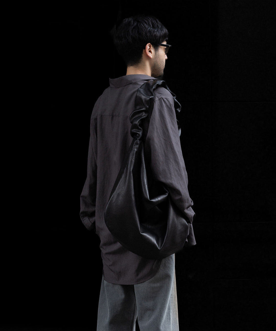 ssstein(シュタイン)のRAYON/LINEN OVERSIZED DOWN PAT SHIRT - CHARCOALの公式通販サイトsession福岡セレクトショップ