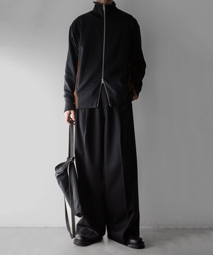 【stein】ssstein シュタインのCUPRO BICOLOR ZIP JACKETのCAMEL × CHARCOAL 公式通販サイトsession福岡セレクトショップ