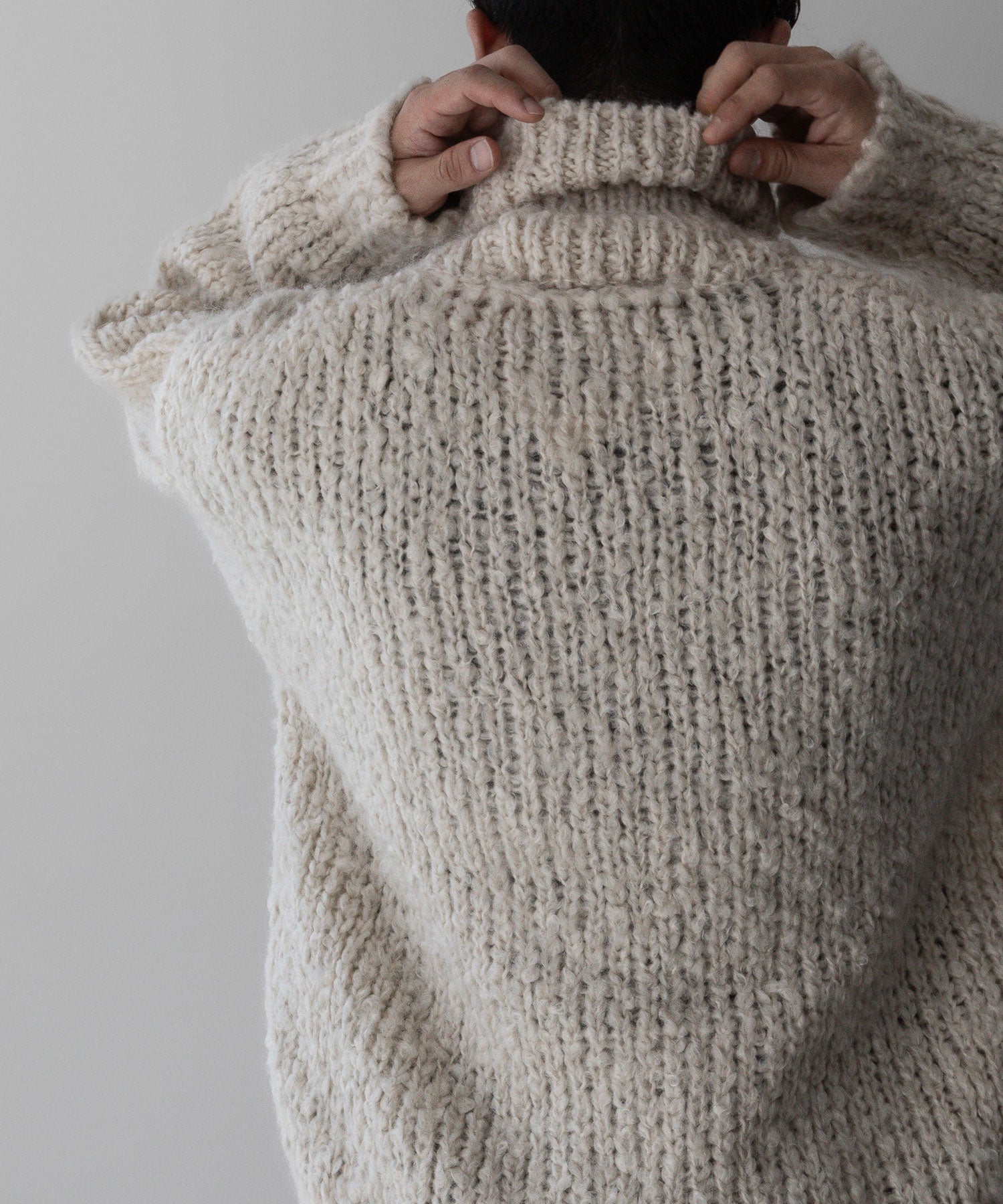 stein / シュタイン】MOHAIR WOOL LOOSE KNIT TURTLE NECK LS - OFF