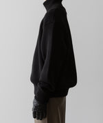 画像をギャラリービューアに読み込む, ssstein(シュタイン)の24AWコレクション OVERSIZED DRIVERS KNIT HALF ZIP PULLOVER - BLACK 公式通販サイトsession福岡セレクトショップ
