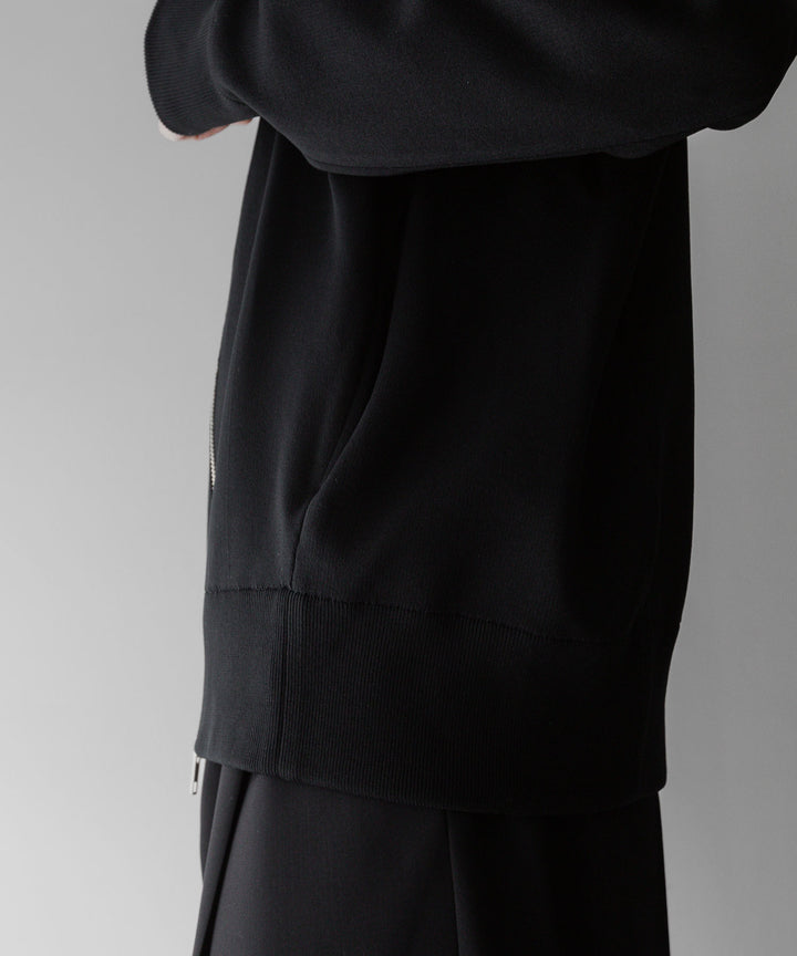 【stein】ssstein シュタインのCUPRO BICOLOR ZIP JACKETのBLACK × BLACK 公式通販サイトsession福岡セレクトショップ