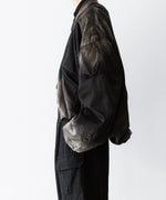 画像をギャラリービューアに読み込む, SUBLATIONS-サブレーションズのRUSTY SATIN BALLOON MA-1のBLACK公式通販サイトsession福岡セレクトショップ
