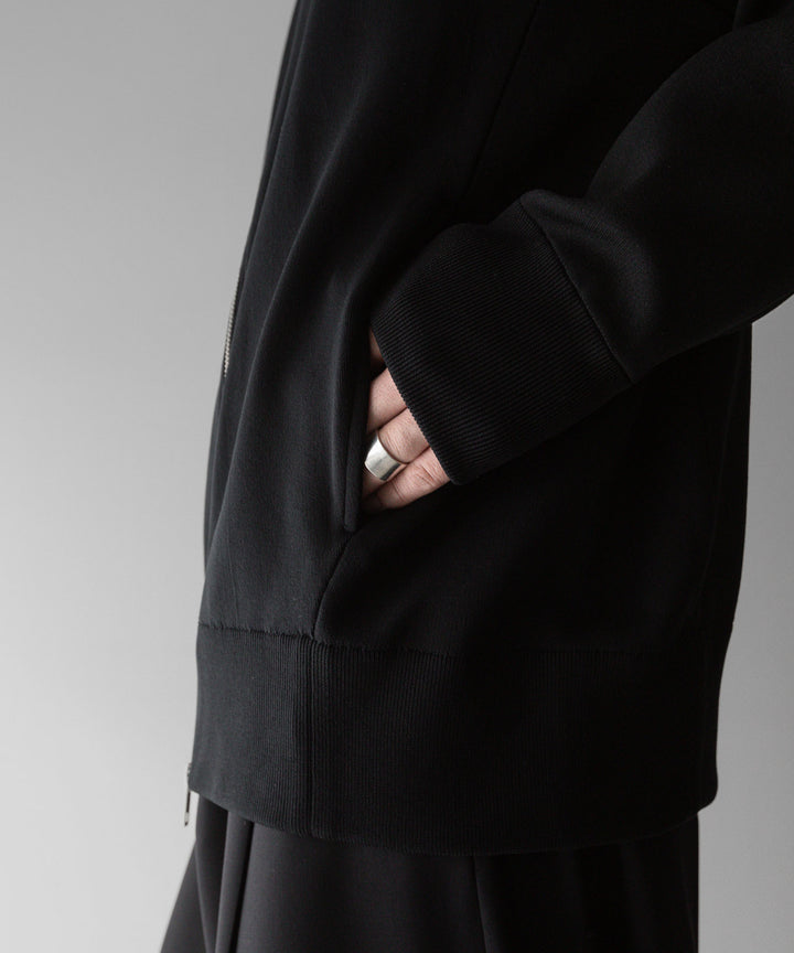【stein】ssstein シュタインのCUPRO BICOLOR ZIP JACKETのBLACK × BLACK 公式通販サイトsession福岡セレクトショップ
