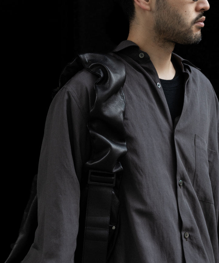 ssstein(シュタイン)のRAYON/LINEN OVERSIZED DOWN PAT SHIRT - CHARCOALの公式通販サイトsession福岡セレクトショップ