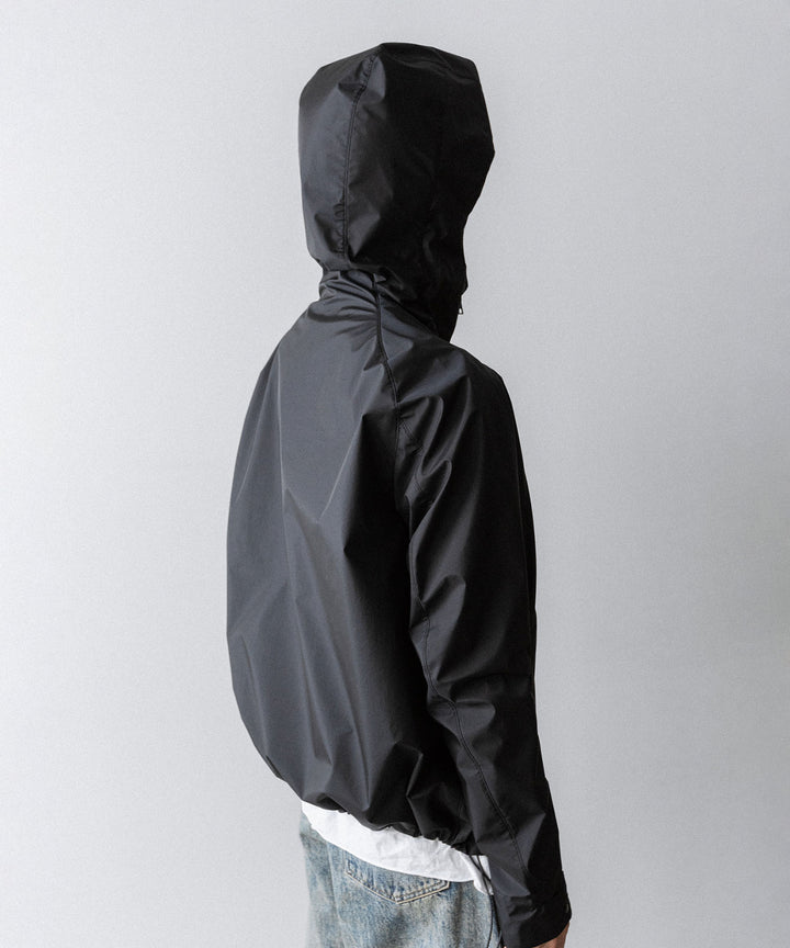 【OPPOSE DUALITY】SHORT PARKA 3L NYLON - BLACK