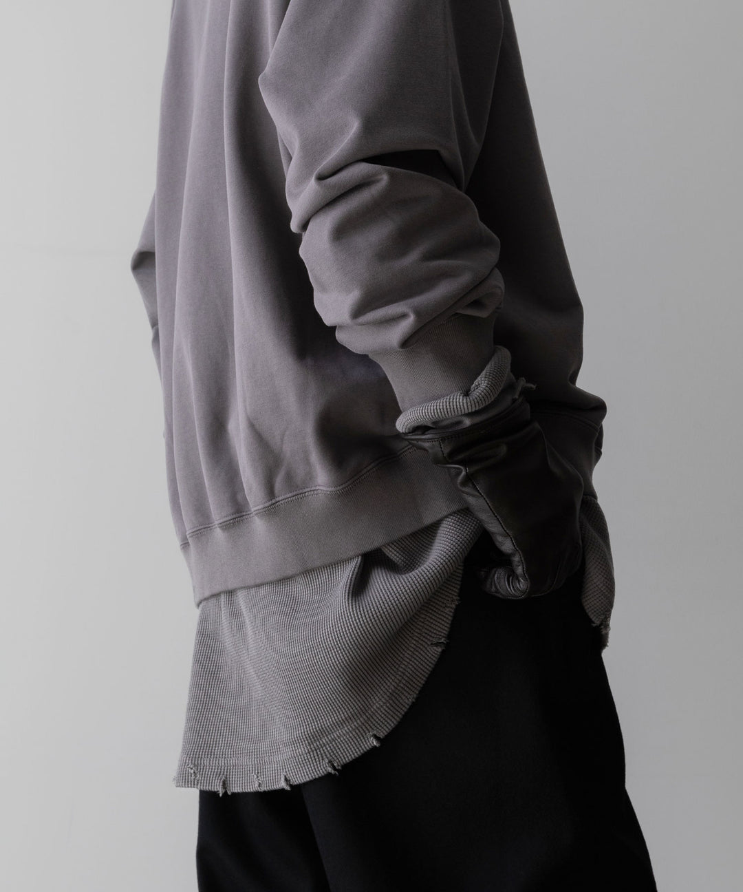 KANEMASA PHIL. カネマサフィルの36G SUPER FINE GAUGE HALF ZIP PULLOVER - CHARCOALの公式通販サイトsession福岡セレクトショップ