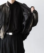 画像をギャラリービューアに読み込む, SUBLATIONS-サブレーションズのRUSTY SATIN BALLOON MA-1のBLACK公式通販サイトsession福岡セレクトショップ
