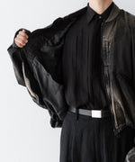 画像をギャラリービューアに読み込む, SUBLATIONS-サブレーションズのRUSTY SATIN BALLOON MA-1のBLACK公式通販サイトsession福岡セレクトショップ
