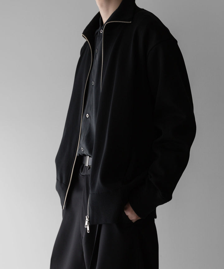 【stein】ssstein シュタインのCUPRO BICOLOR ZIP JACKETのBLACK × BLACK 公式通販サイトsession福岡セレクトショップ
