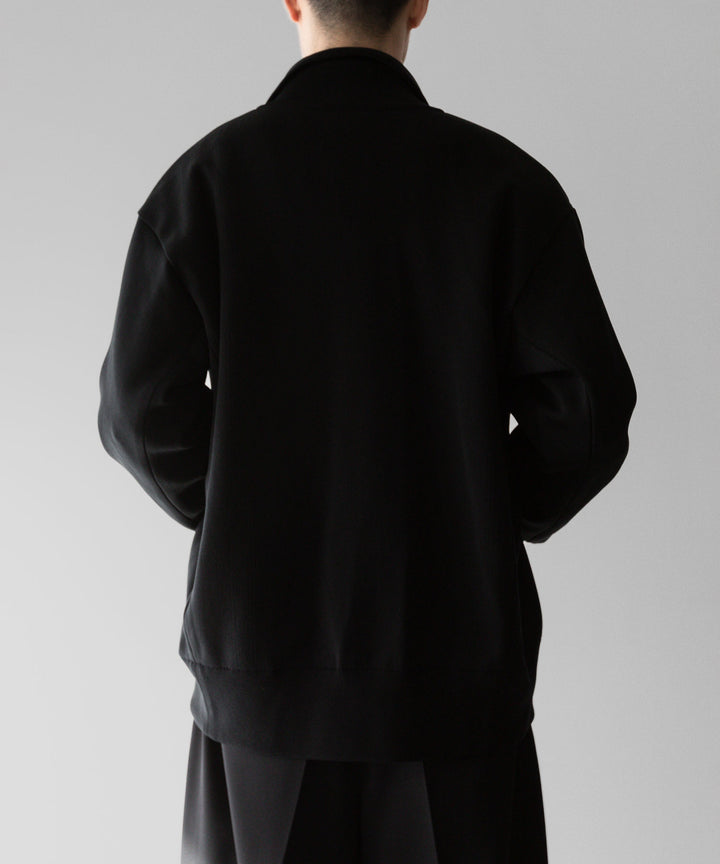 【stein】ssstein シュタインのCUPRO BICOLOR ZIP JACKETのBLACK × BLACK 公式通販サイトsession福岡セレクトショップ