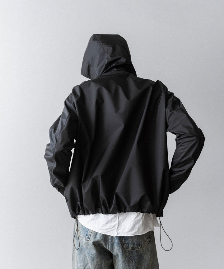 【OPPOSE DUALITY】SHORT PARKA 3L NYLON - BLACK