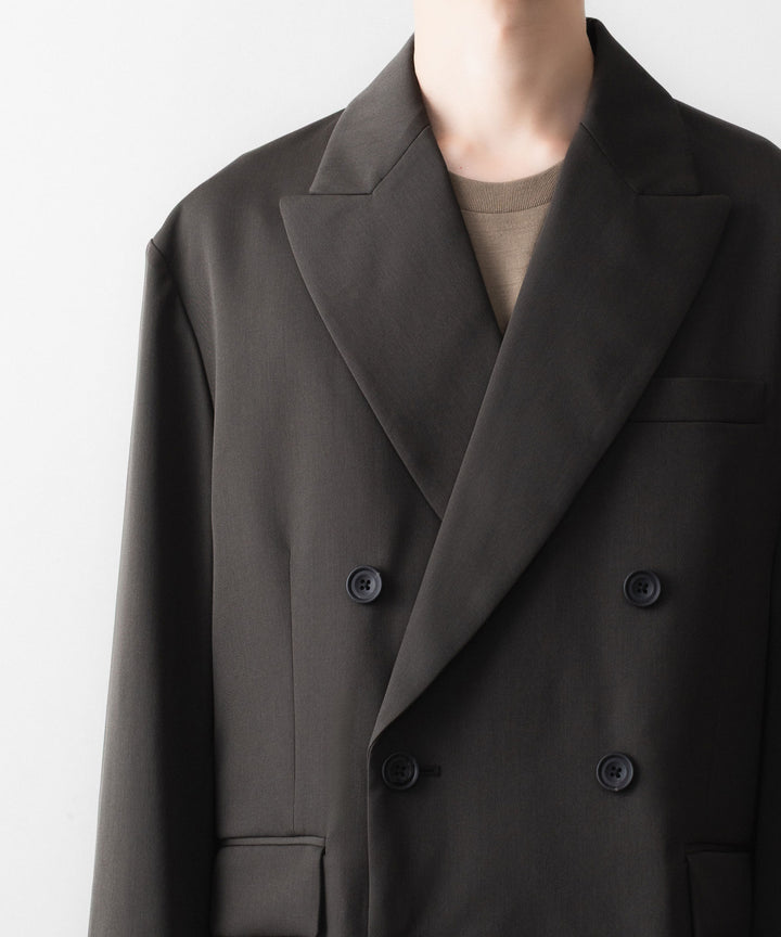 ssstein(シュタイン)のOVERSIZED DOUBLE BREASTED JACKET - GREY KHAKIの公式通販サイトsession福岡セレクトショップ