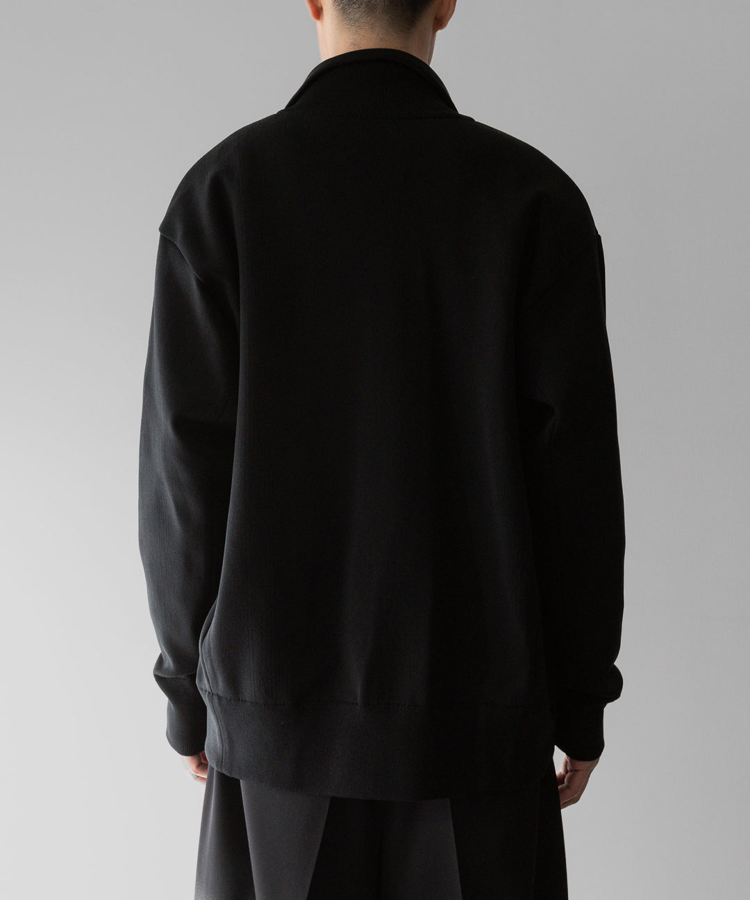 【stein】ssstein シュタインのCUPRO BICOLOR ZIP JACKETのBLACK × BLACK 公式通販サイトsession福岡セレクトショップ