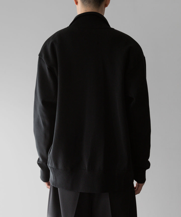 【stein】ssstein シュタインのCUPRO BICOLOR ZIP JACKETのBLACK × BLACK 公式通販サイトsession福岡セレクトショップ