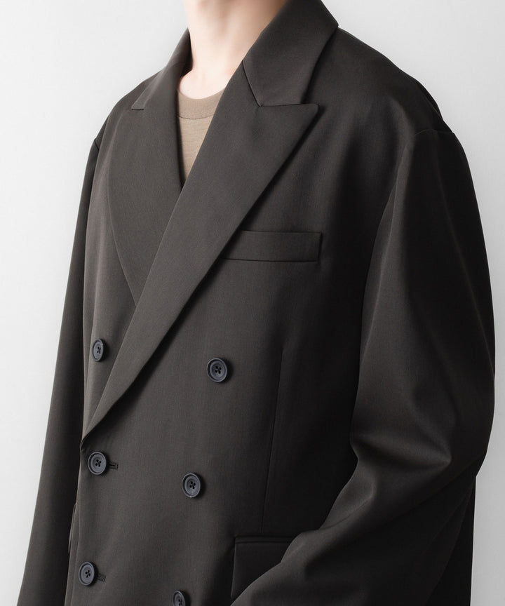 ssstein(シュタイン)のOVERSIZED DOUBLE BREASTED JACKET - GREY KHAKIの公式通販サイトsession福岡セレクトショップ