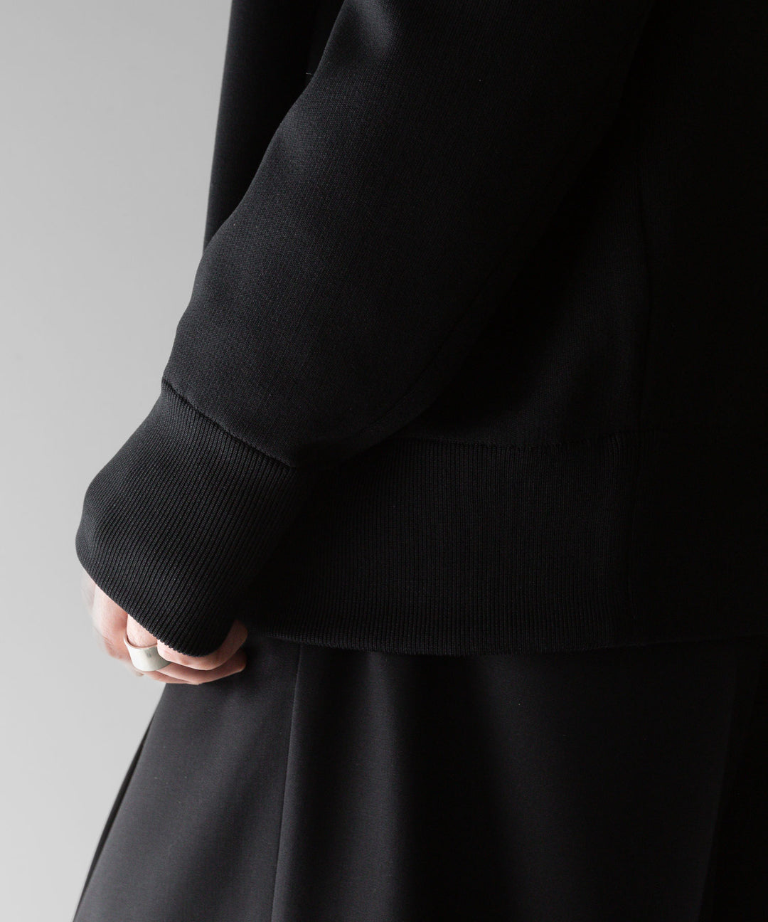 【stein】ssstein シュタインのCUPRO BICOLOR ZIP JACKETのBLACK × BLACK 公式通販サイトsession福岡セレクトショップ
