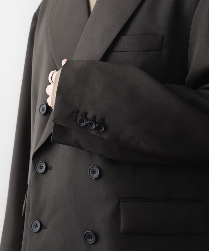 ssstein(シュタイン)のOVERSIZED DOUBLE BREASTED JACKET - GREY KHAKIの公式通販サイトsession福岡セレクトショップ