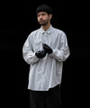 【KANEMASA PHIL.】46G ATOMOSPHERE STRIPE SHIRT - WHITE×NAVY