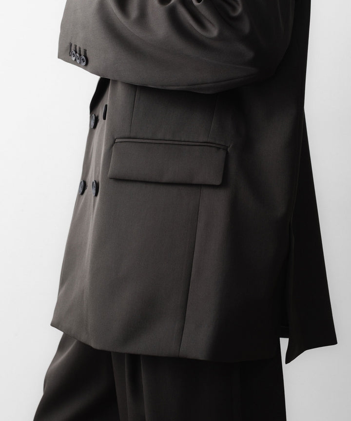 ssstein(シュタイン)のOVERSIZED DOUBLE BREASTED JACKET - GREY KHAKIの公式通販サイトsession福岡セレクトショップ