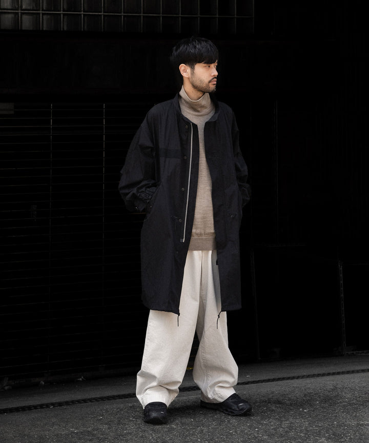 ANTHEM A アンセムエー NYLON COTTON MILITARY OVER COATのBLACK公式通販サイトsession福岡セレクトショップ