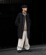 画像をギャラリービューアに読み込む, ANTHEM A アンセムエー NYLON COTTON MILITARY OVER COATのBLACK公式通販サイトsession福岡セレクトショップ
