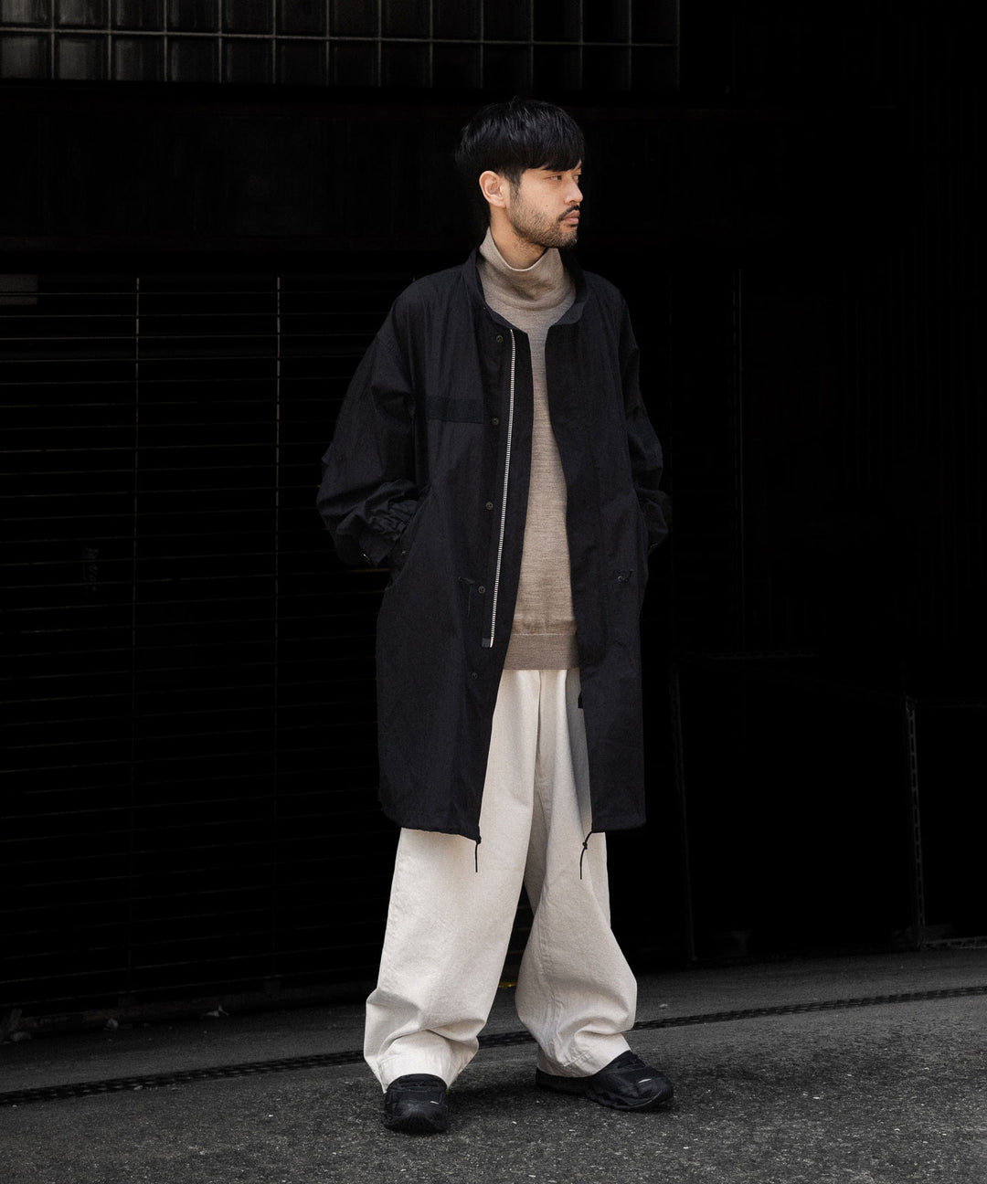 ANTHEM A アンセムエーのWASHED DENIM NO-BRAINER PANTSのECRU 公式通販サイトsession福岡セレクトショップ