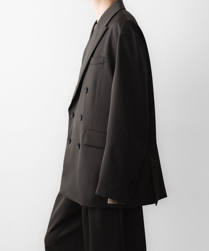 ssstein(シュタイン)のOVERSIZED DOUBLE BREASTED JACKET - GREY KHAKIの公式通販サイトsession福岡セレクトショップ